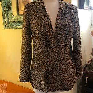 Loft Animal Print Blazer!